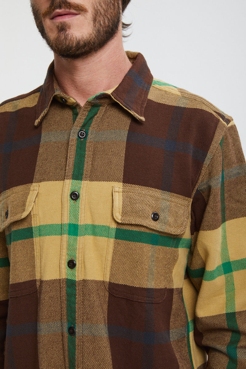 VINTAGE FLANNEL WORK SHIRT