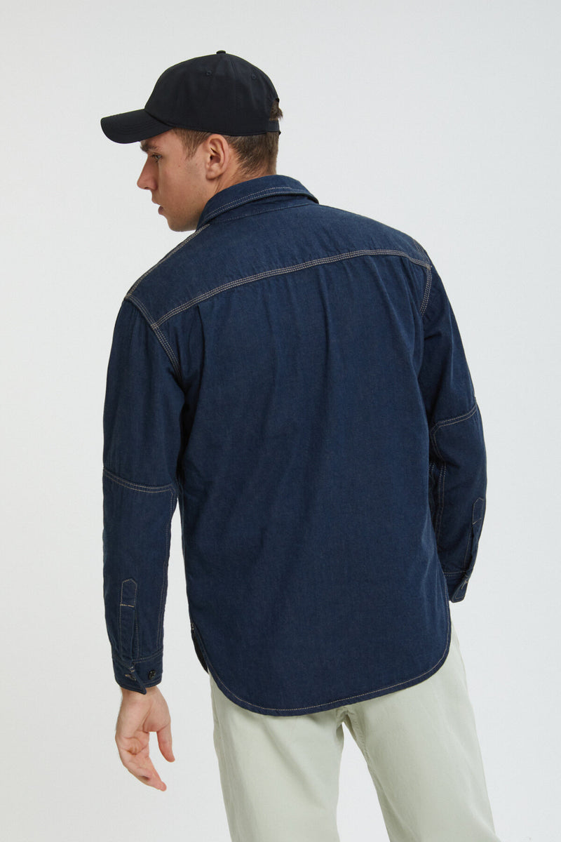 LINED DENIM WORK SHIRT