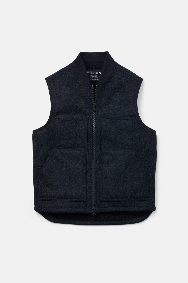 LINED MACKINAW WOOL WORK VEST