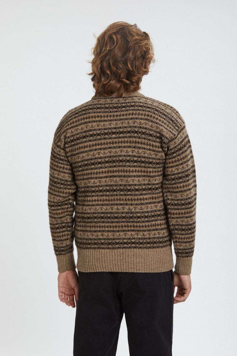 FAIRISLE CREWNECK SWEATER