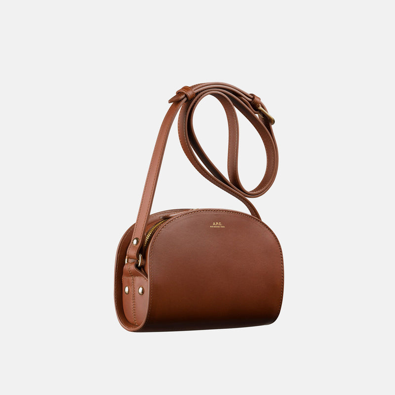 Leather mini shoulder bag
