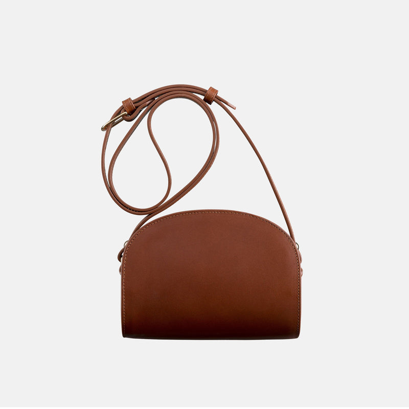 Leather mini shoulder bag