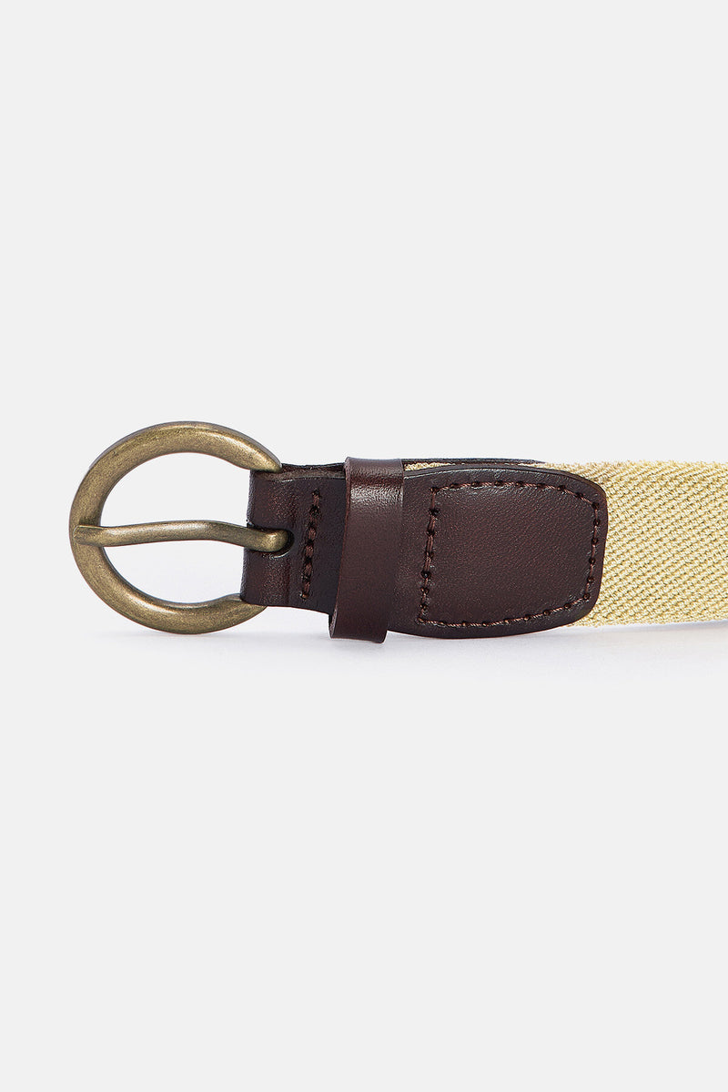 Leather Webbed Belt