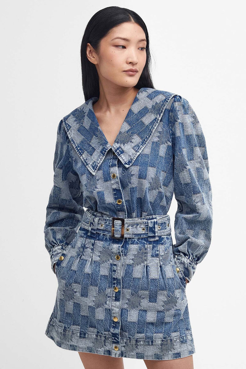 Bowhill Patchwork Denim Shirt