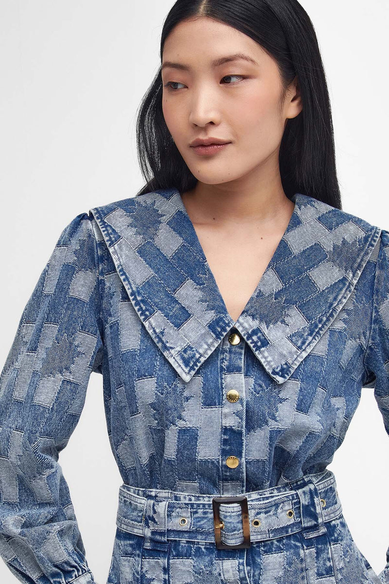 Bowhill Patchwork Denim Shirt