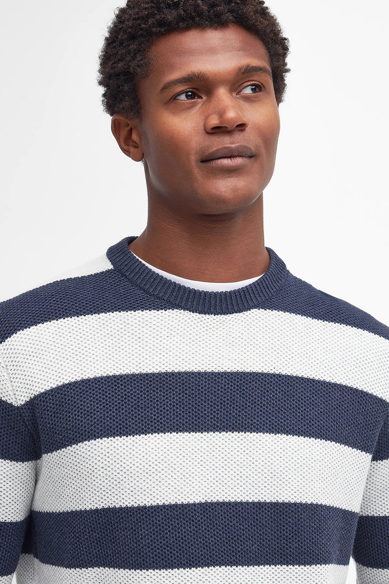 Craster Striped Crew Neck Jumper