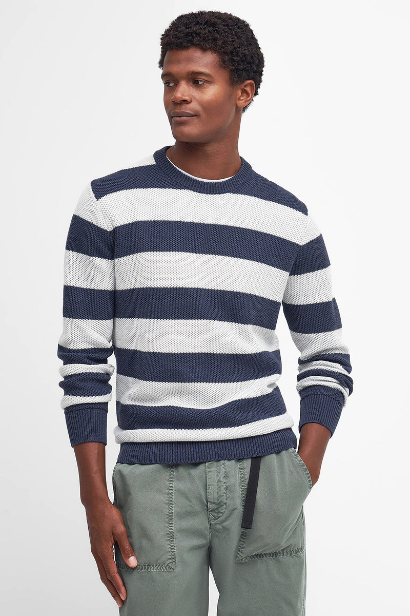 Craster Striped Crew Neck Jumper