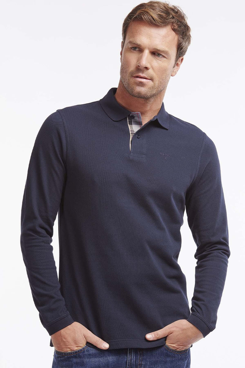 Essential Long-Sleeve Polo Shirt