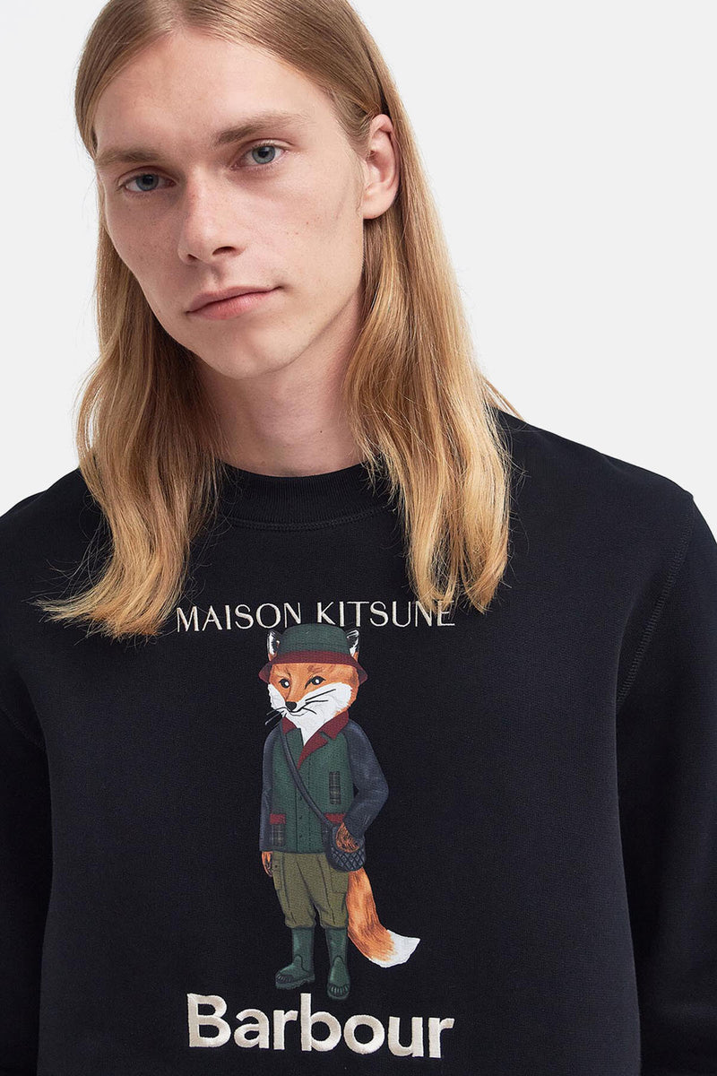 Barbour x Maison Kitsuné Beaufort Fox Sweatshirt