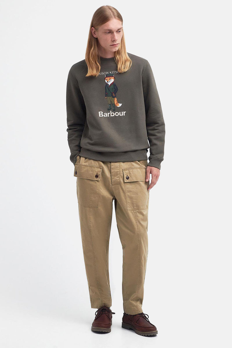 Barbour x Maison Kitsuné Beaufort Fox Sweatshirt