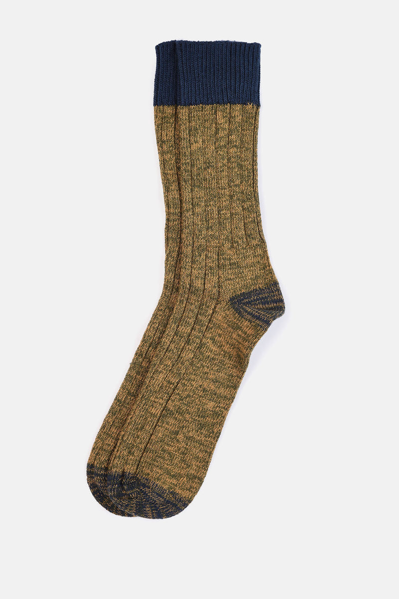 Twisted Contrast Socks