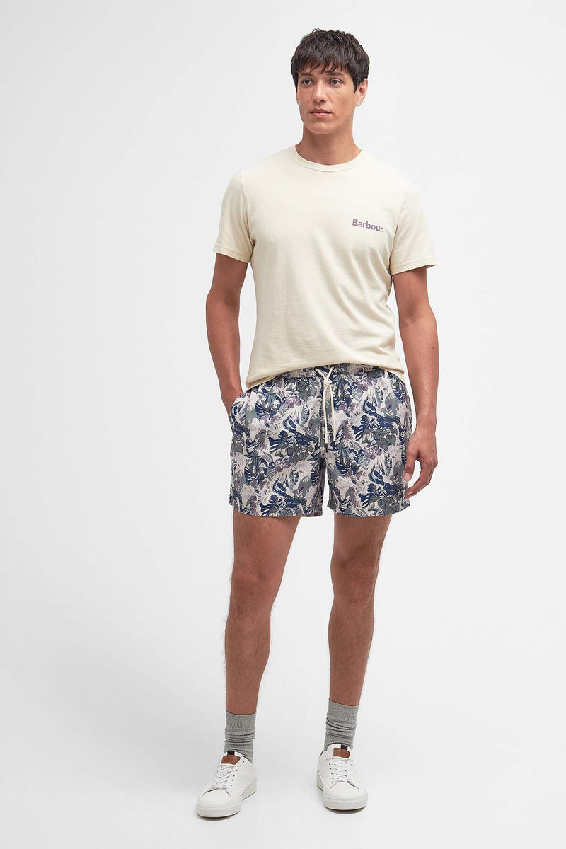 Hindle Palm-Leaf Swim Shorts