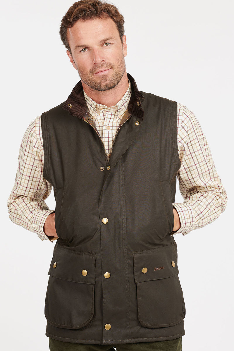 Waxed Cotton Gilet