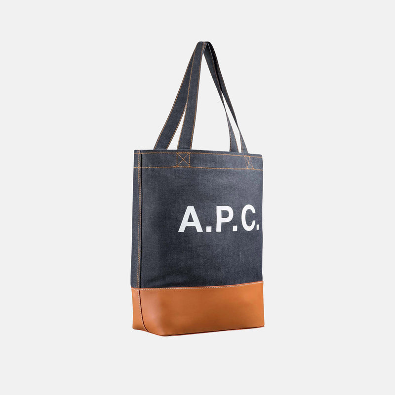 Denim tote bag with logo