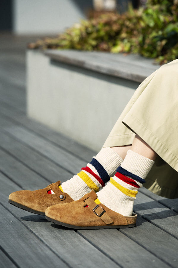 Striped tube socks