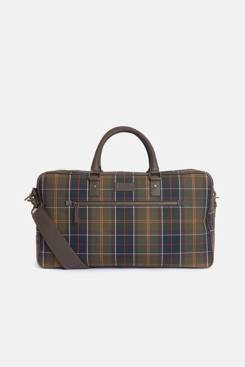 Tartan & Leather Holdall