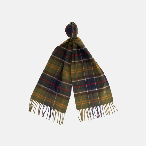 Tartan Merino wool and Cashmere Scarf