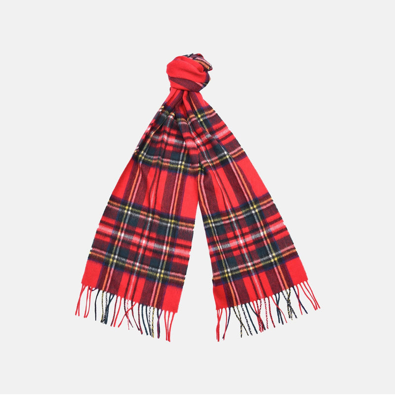 Tartan Wool and Cashmere Scarf